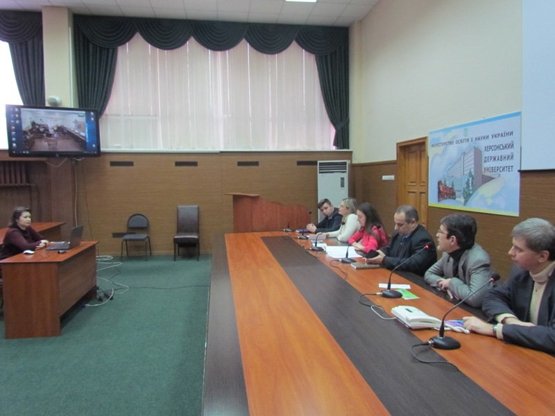 26 та 27 лютого у Херсонському державному університеті відбулися відеоконференції «KSU Spe…