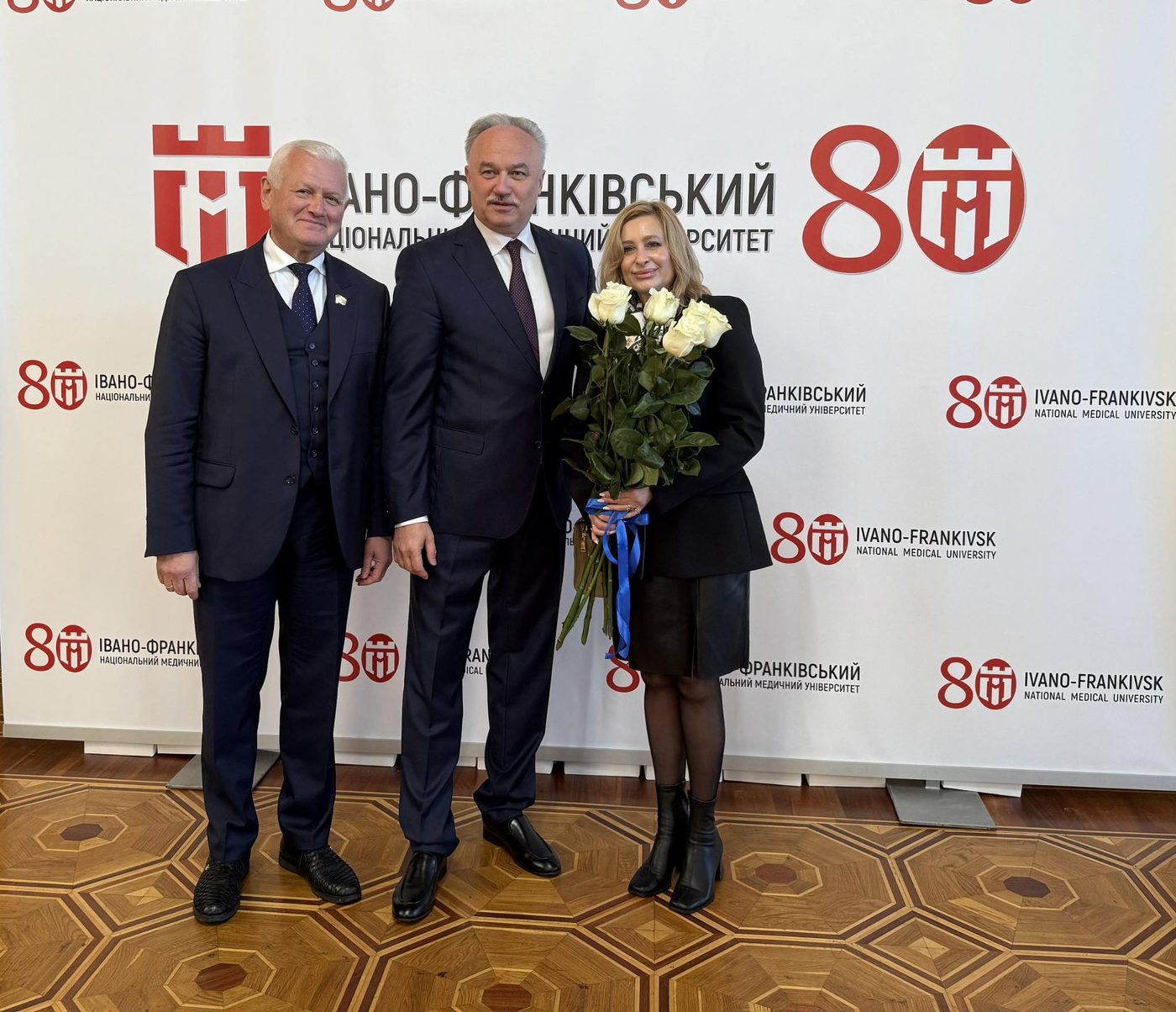 ХДУ привітав Івано-Франківський національний медичний університет із 80-річчям