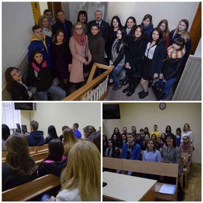 У рамках святкування Декади юриста у Господарському суді Херсонської області 09.10.2017 року відбулася зустріч-бесіда студентів ІІІ-го курсу юридичного факультету ХДУ разом із доцентом кафедри адміністративного і господарського права та правоохоронної діяльності Волкович О.Ю.