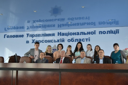 Захист дипломних робіт ОКР «спеціаліст» в Головному управлінні Національної поліції України в Херсонській області.