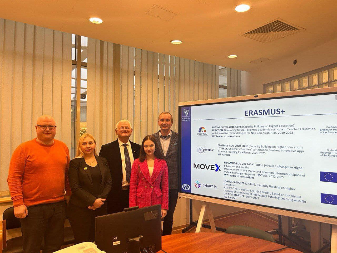 У межах реалізації проєкту Erasmus + SMART PL команда ХДУ працює у Вроцлаві