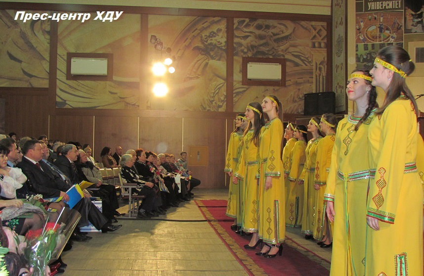 Творчі колективи Херсонського державного університету взяли участь у проведенні ювілейного…