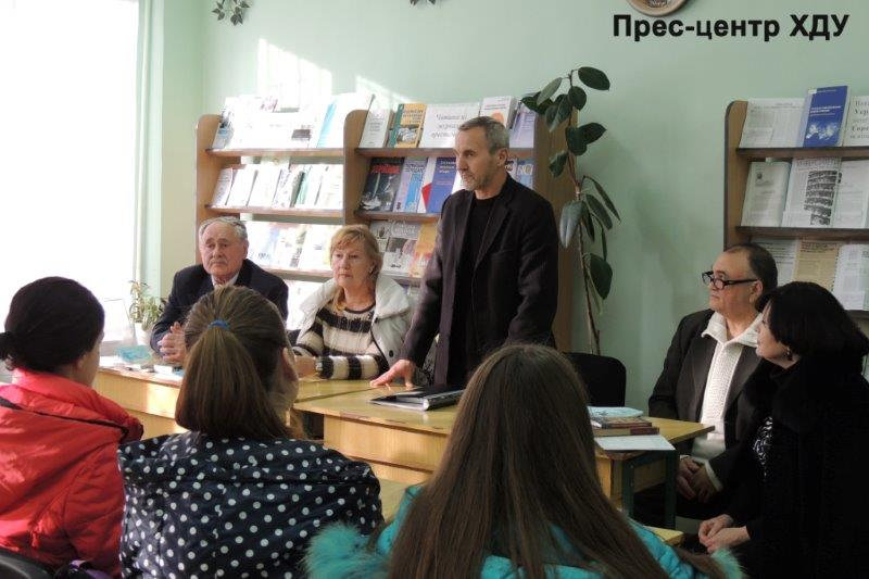 15 грудня у Херсонському державному університеті відбулася творча зустріч студентів з відо…