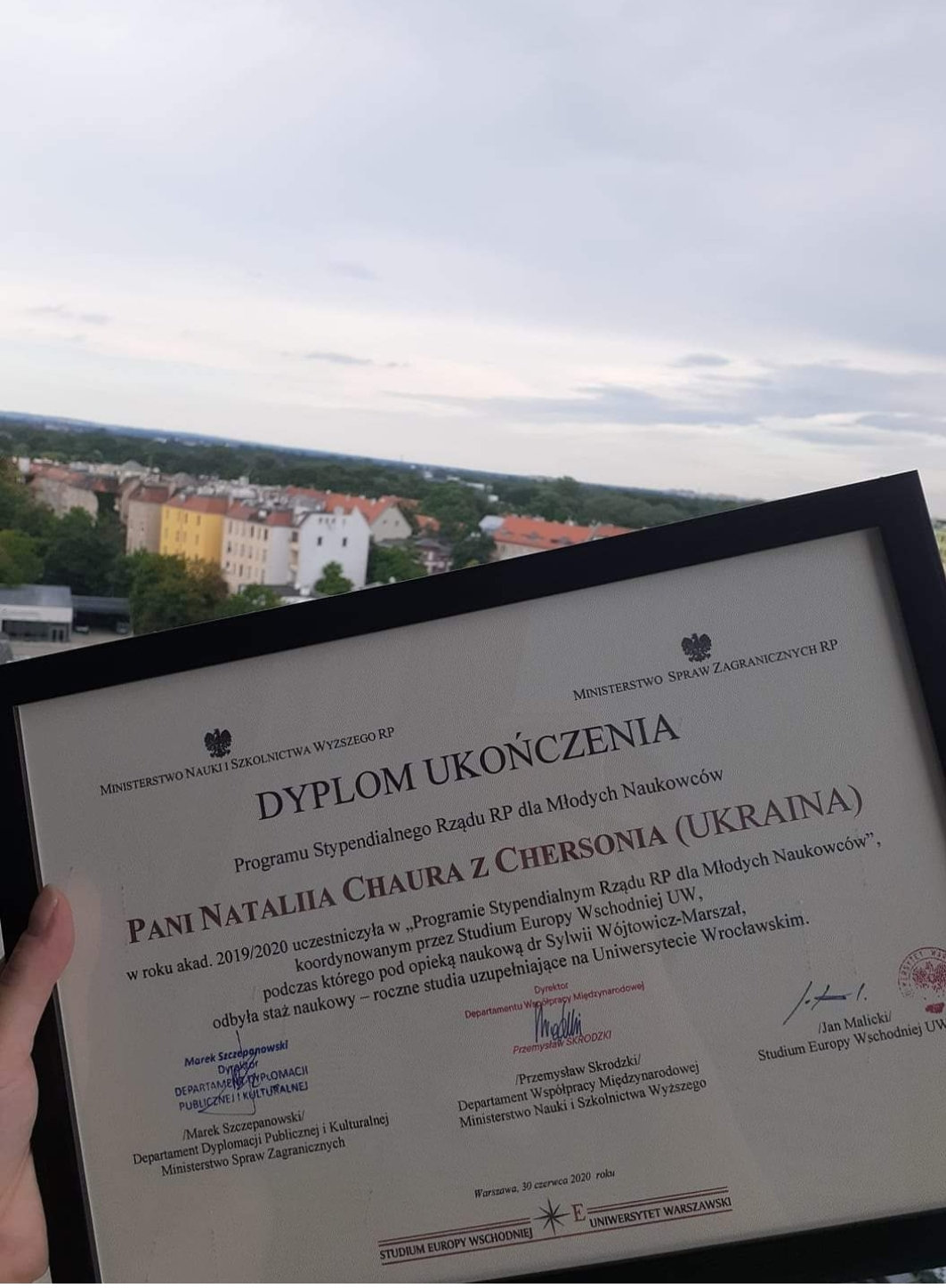 Стипендіальна програма для молодих науковців (Польща)