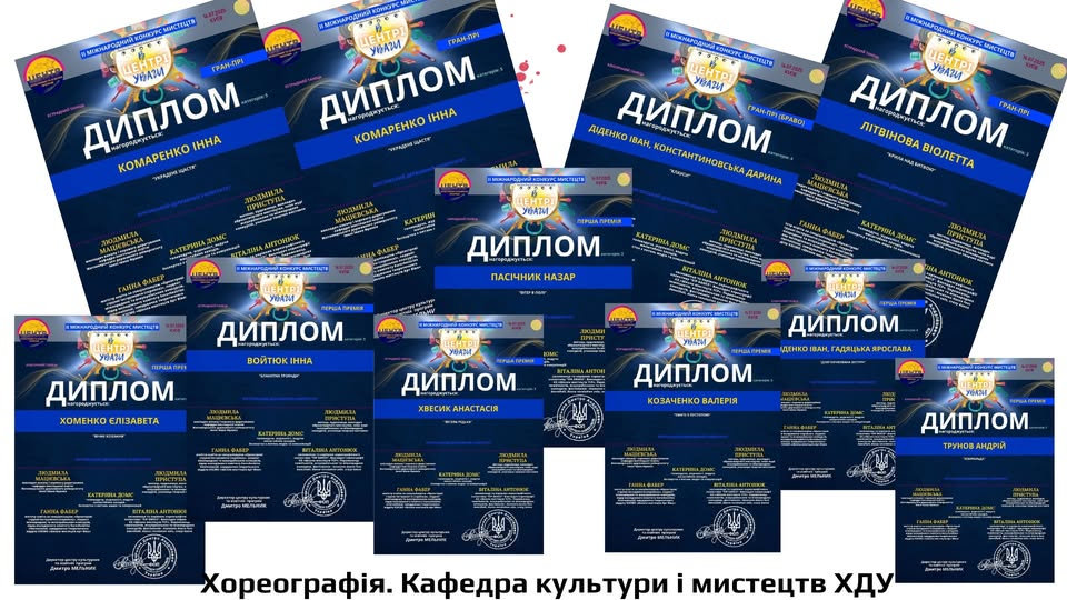 Студенти ХДУ — серед переможців міжнародного конкурсу мистецтв