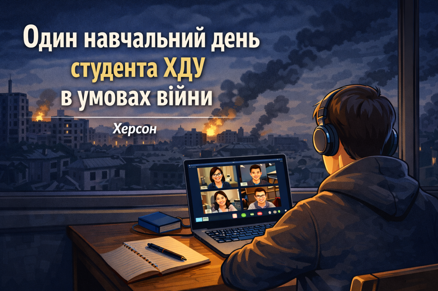 Один навчальний день студента ХДУ в умовах війни