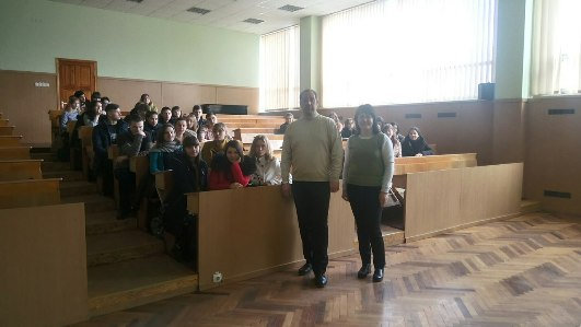Лекція за участю практичного працівника заступника начальника тренінгового центру при ГУ НП в Херсонській обл. Яременка А.О.