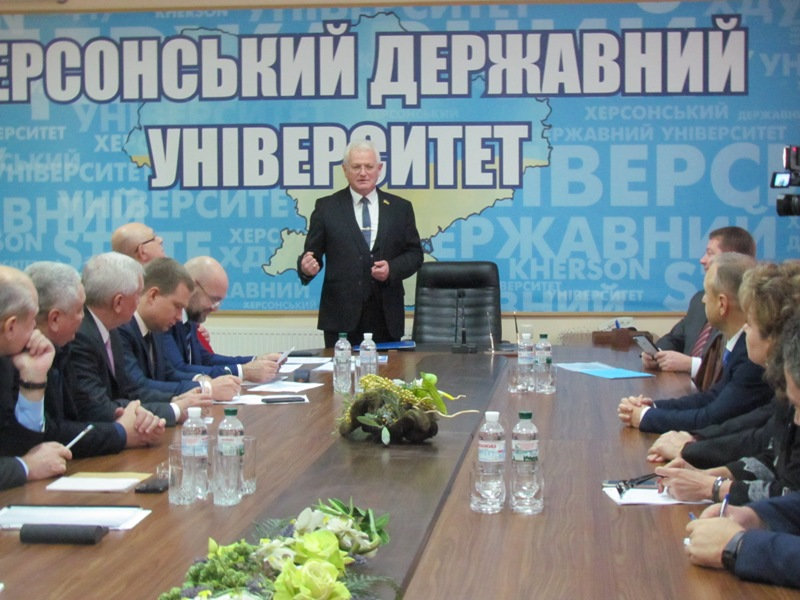 1 лютого у Херсонському державному університеті відбулася Рада ректорів закладів вищої осв…
