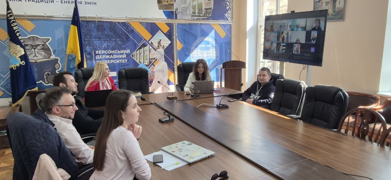 У ХДУ у змішаному форматі відбулися заняття з «Ділової міжкультурної комунікації»