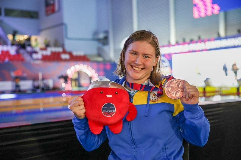 Студентка ХДУ виборола медалі чемпіонату світу з пара плавання