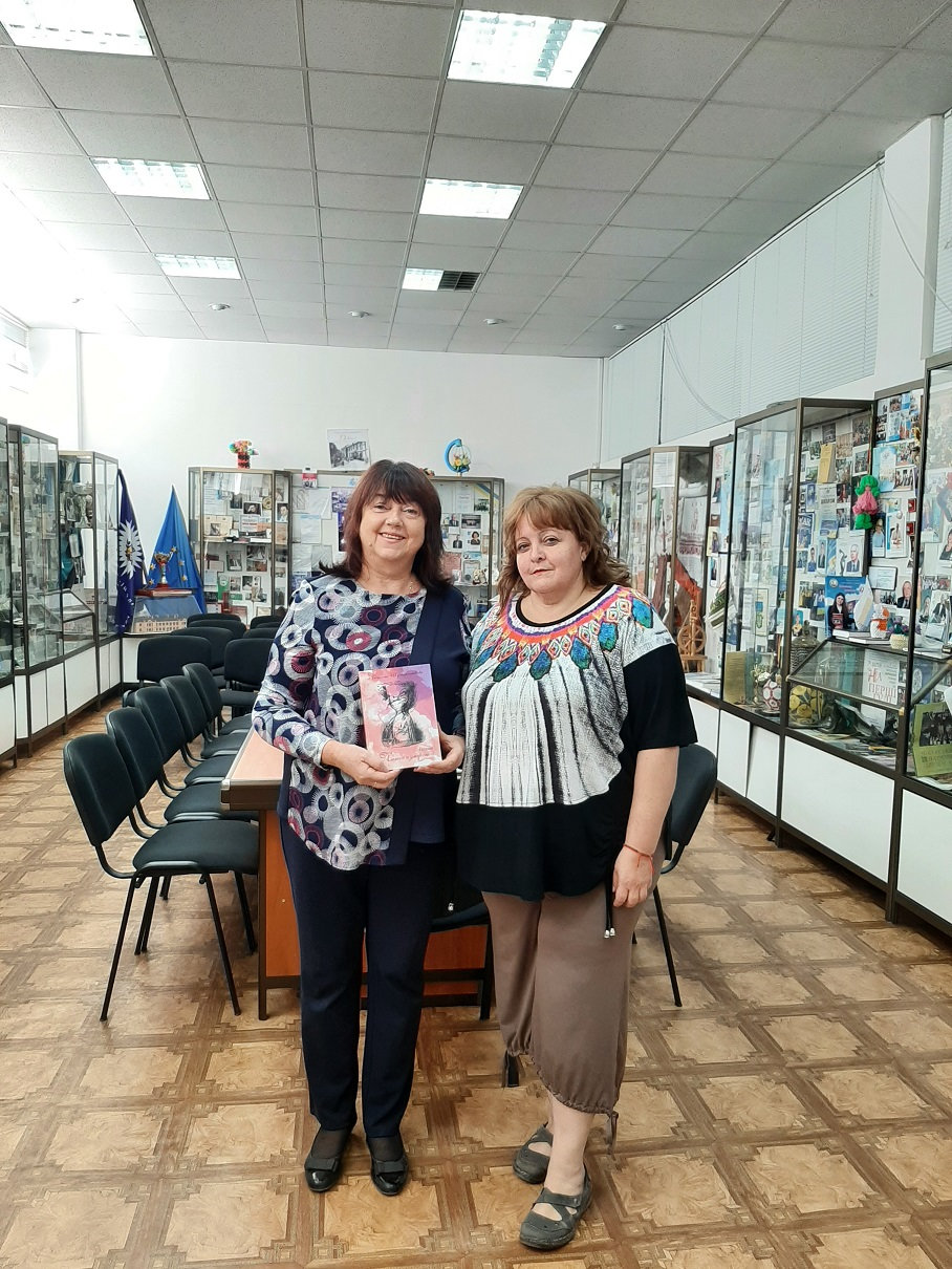 Сьогодні до народного зразкового музею історії ХДУ завітала Наталія Шушляннікова