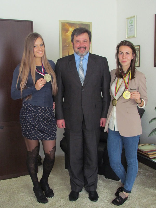 Ректор привітав новоспечених чемпіонок Європи