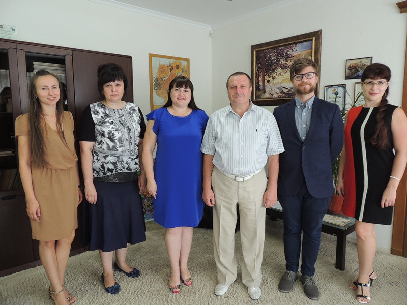 Візит до ХДУ Джосефа Габермана - стипендіанта програми ім. Фулбрайта