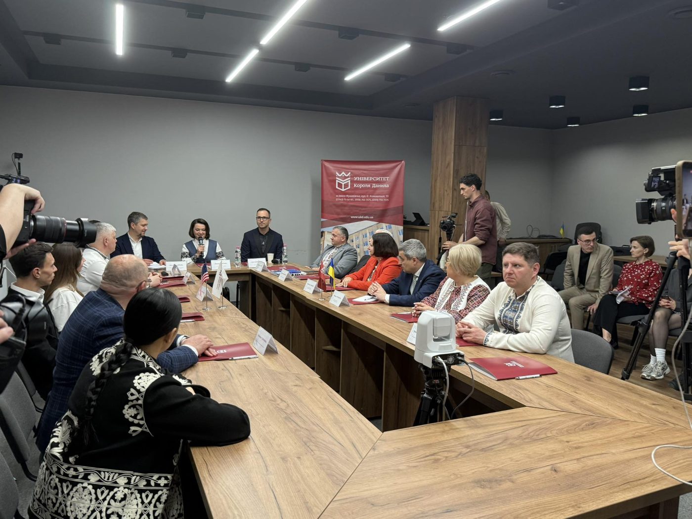 Ректор ХДУ виступив на заході, присвяченому демократичним засадам українсько-американського академічного партнерства