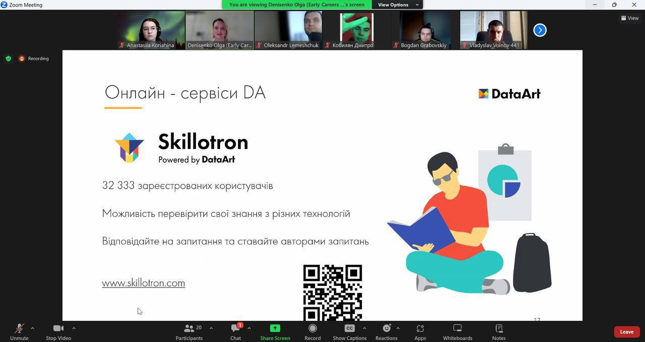 Представники компанії DataArt провели лекцію для студентів факультету комп'ютерних наук, фізики та математики
