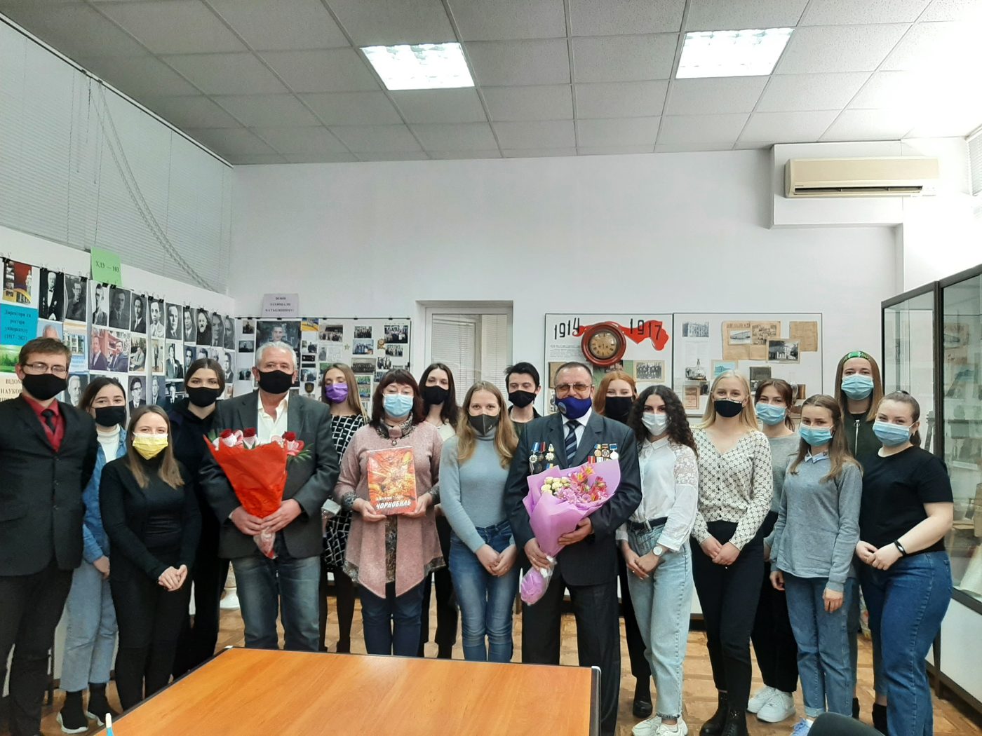 29 квітня в народному зразковому музеї історії ХДУ пройшов просвітницький захід “Мужність…
