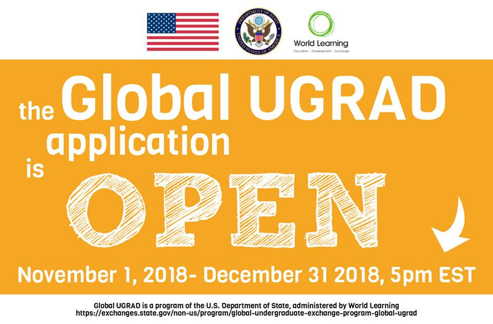 Конкурс за програмою Global UGRAD Program 2019-2020 рр.