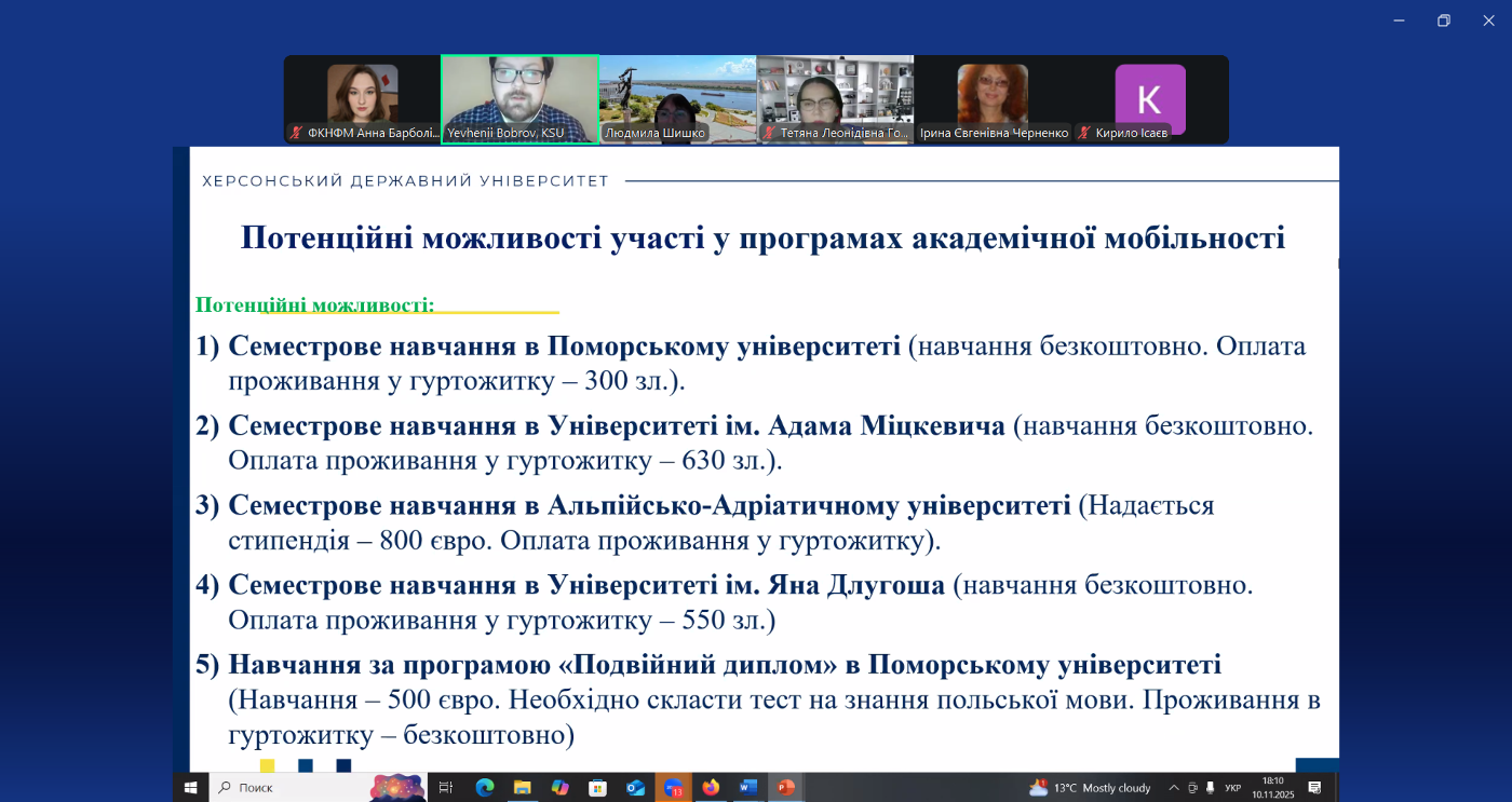 Потенційні можливості участі у програмах