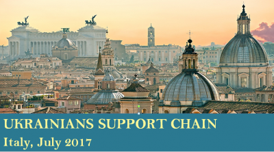 Літня школа “Ukrainians support chain”, Римська Рів’єра, Італія, 22-28.07.2017 р.