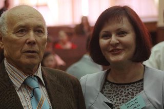 доктор психологічних наук, професор Георгій Володимирович Ложкін та завідувач кафедри практичної психології, доцент Н.І. Тавровецька
