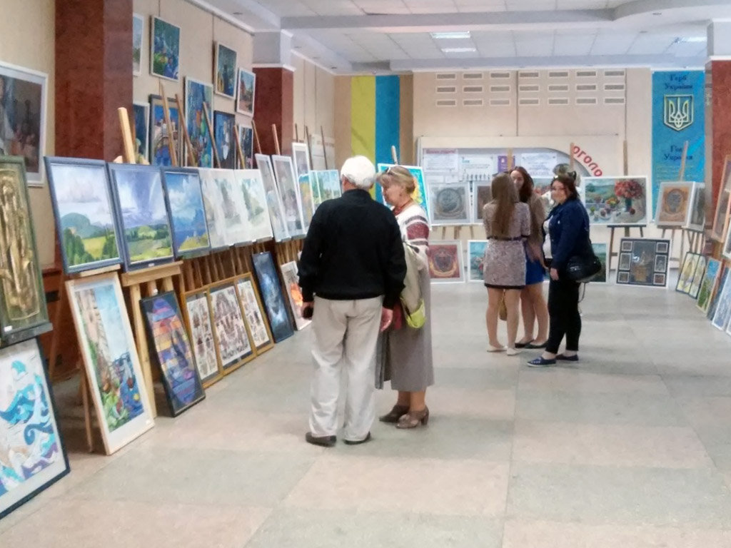 Минулого тижня пройшла щорічна виставка студентів 5 курсу спеціальності "Образотворче мист…