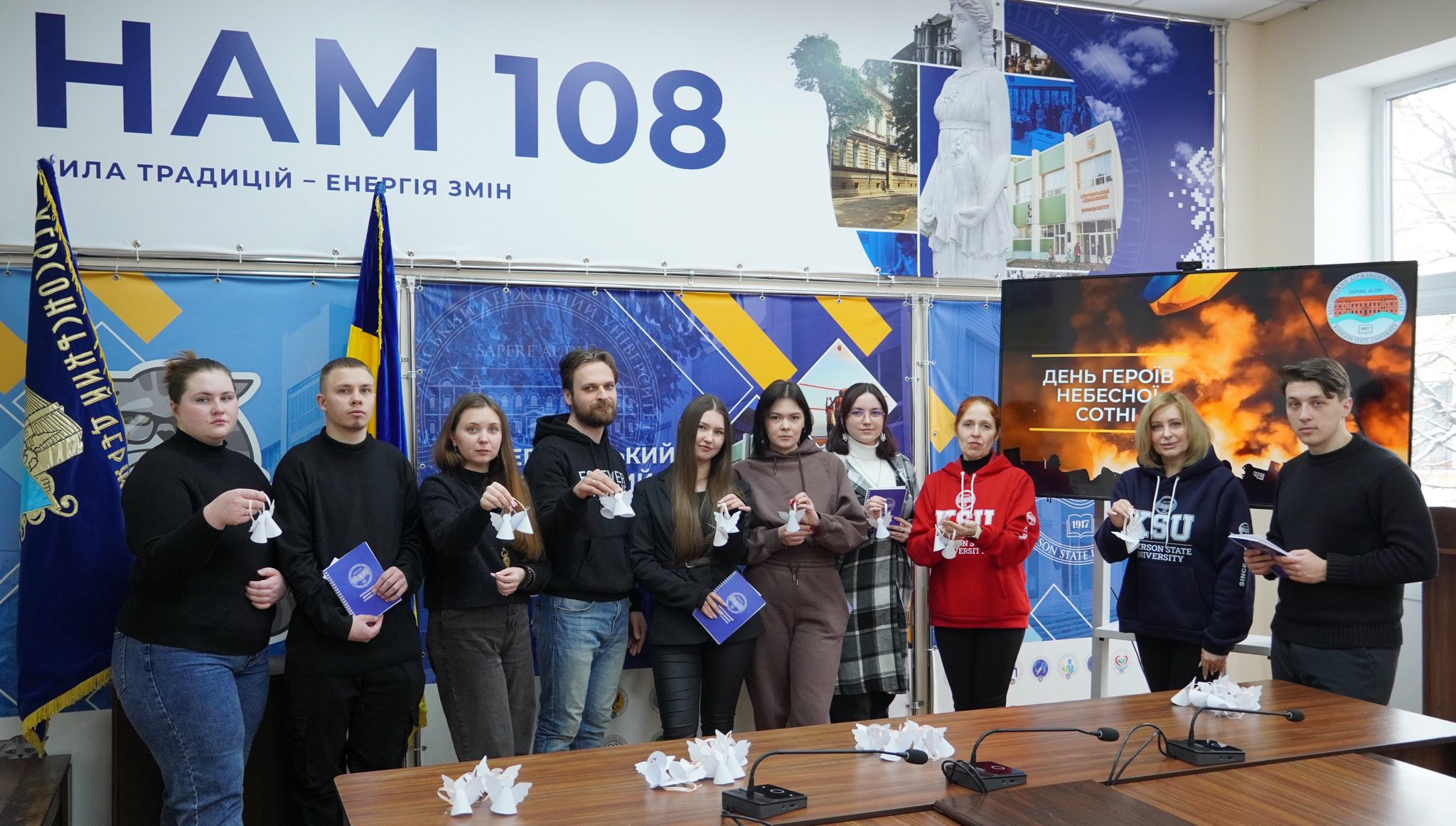 Світла пам’ять Героїв: в університеті пройшла акція «Ангели Пам’яті»