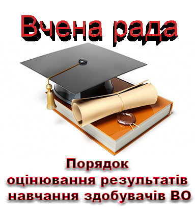 Порядок оцінювання результатів навчання здобувачів вищої освіти