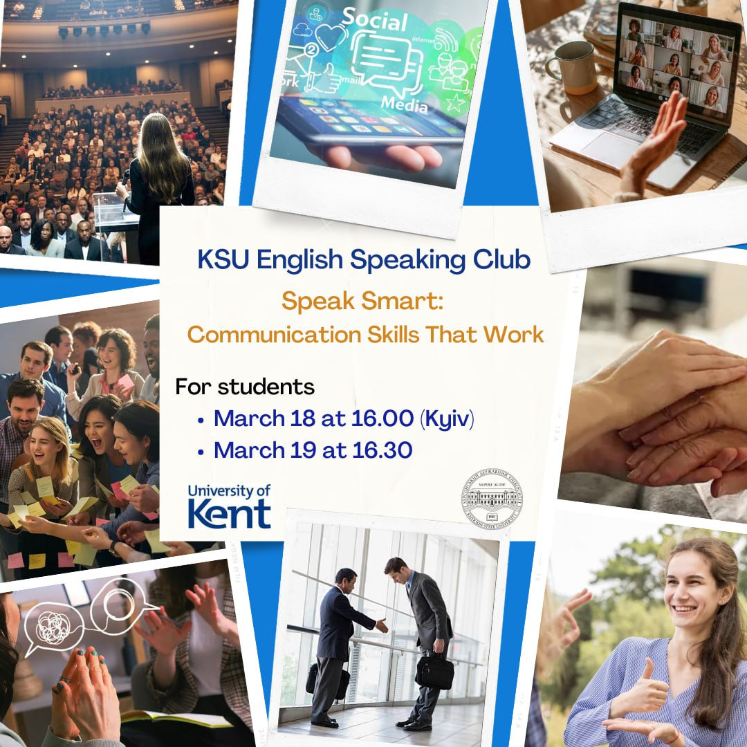 💬 KSU Speaking Club | Speak Smart: Communication Skills that Work