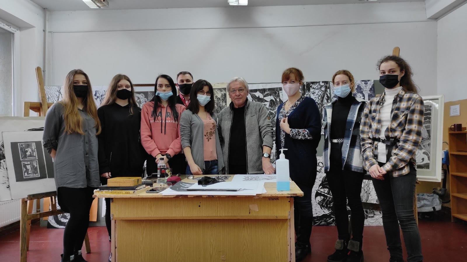 4 лютого на кафедрі образотворчого мистецтва і дизайну було проведено відкрите заняття з д…