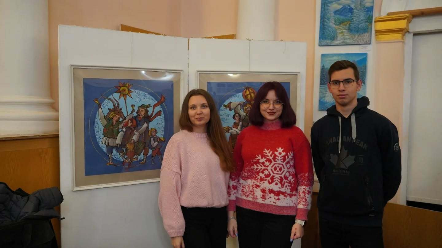 Студентський парламент відвідав «Різдвяний вернісаж» у Прикарпатті