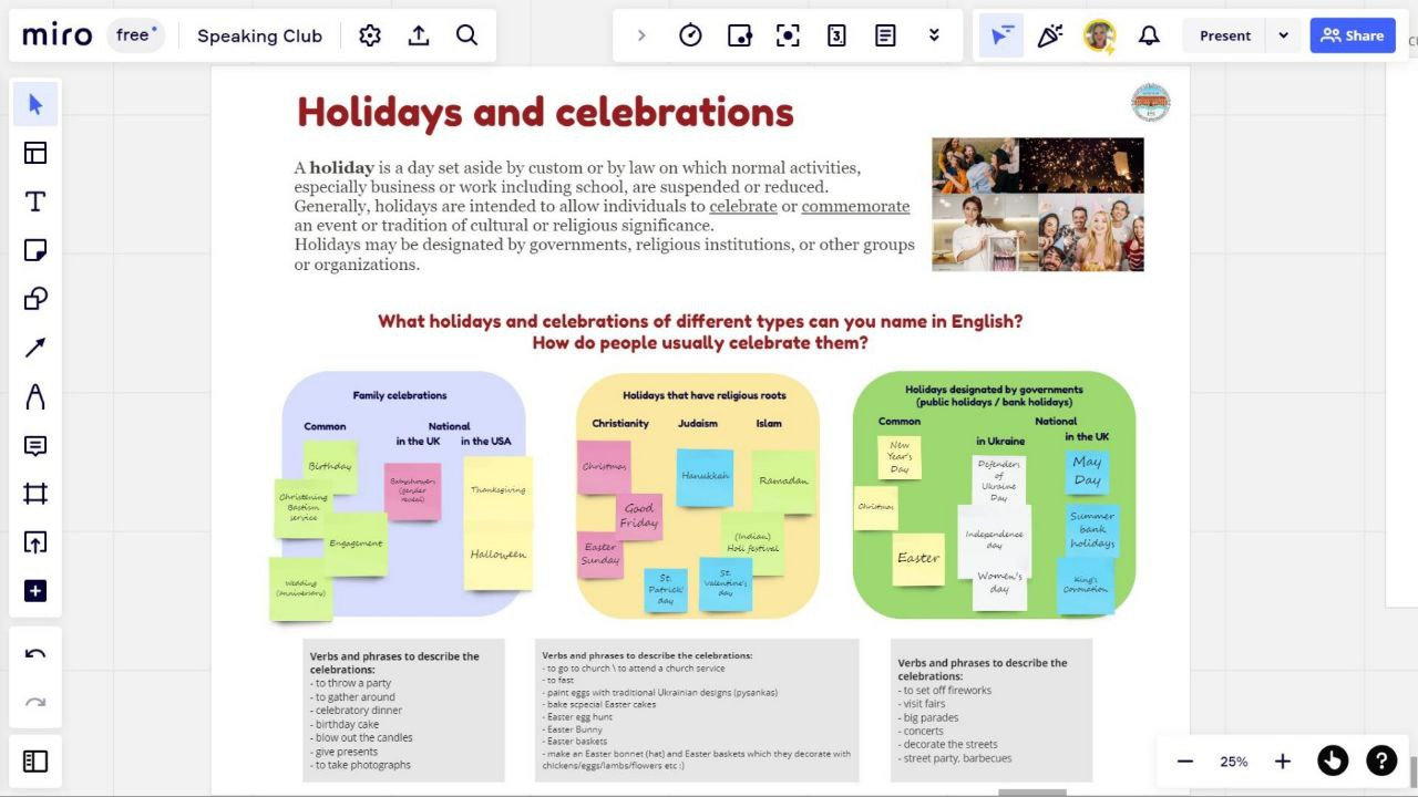 How to Talk about Holidays and Celebrations