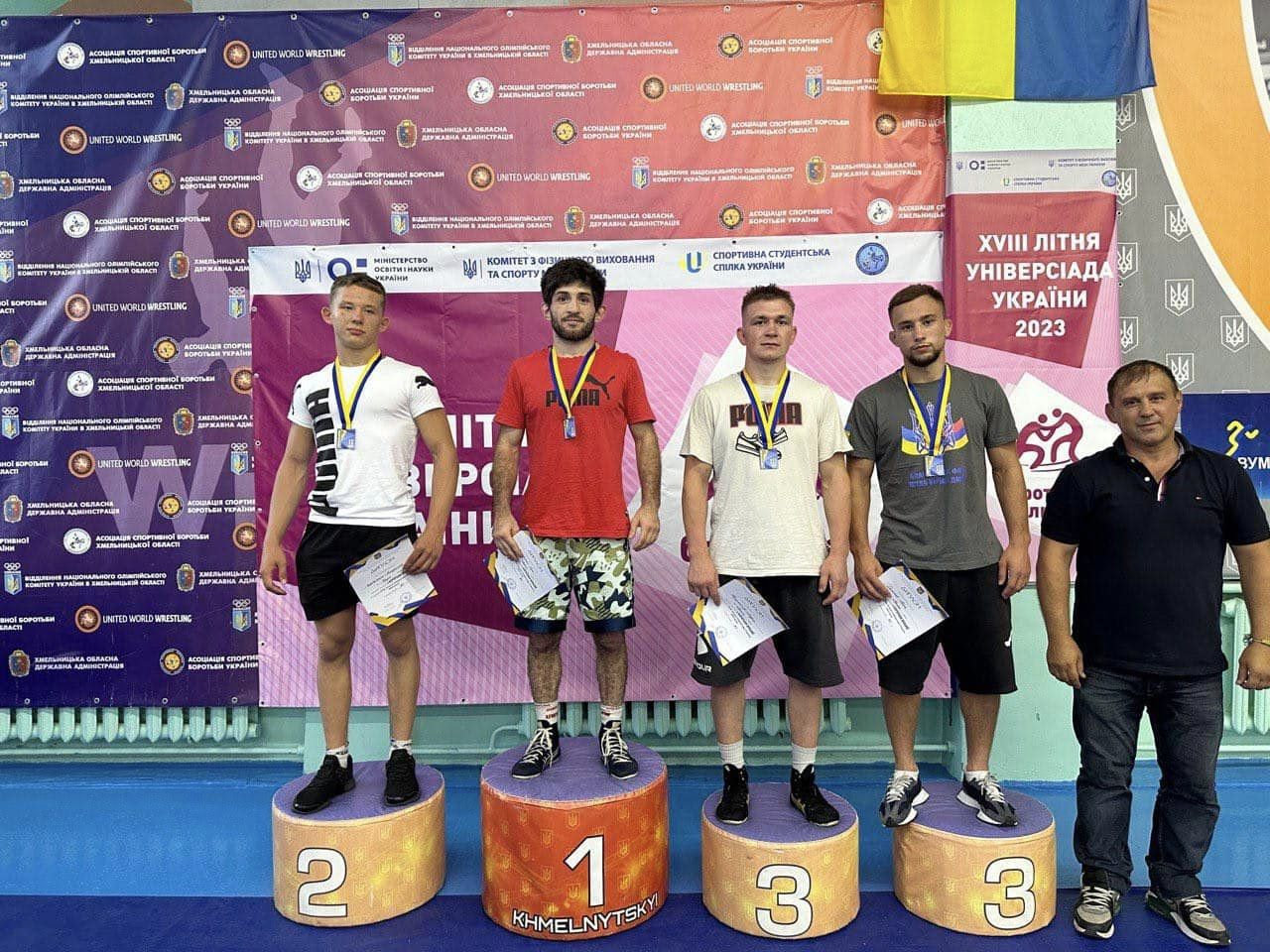 Студент та випускник ХДУ — серед переможців Універсіади України з боротьби вільної