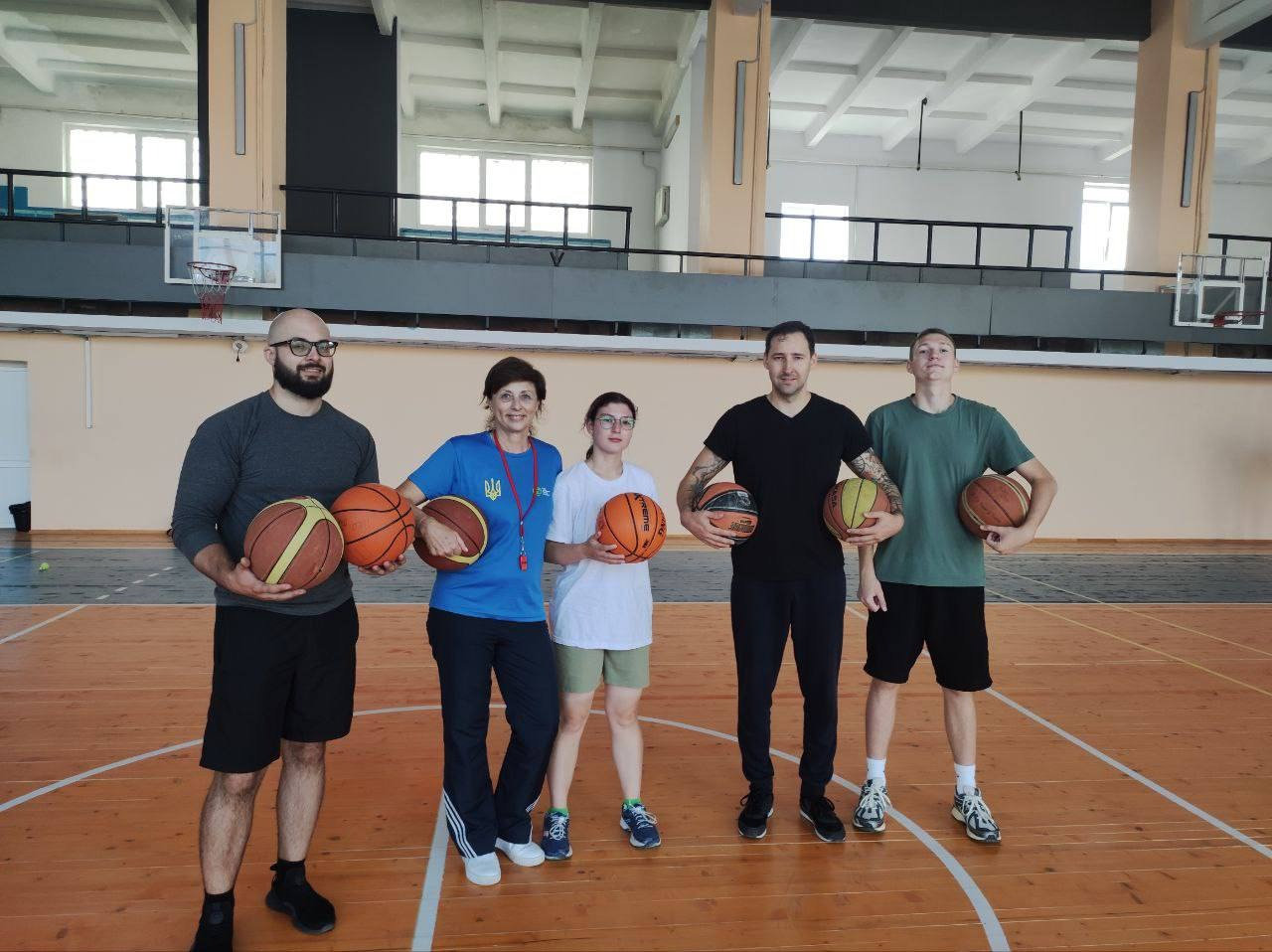 В спортивній залі на базі Прикарпатського національного університету імені В.Стефаника