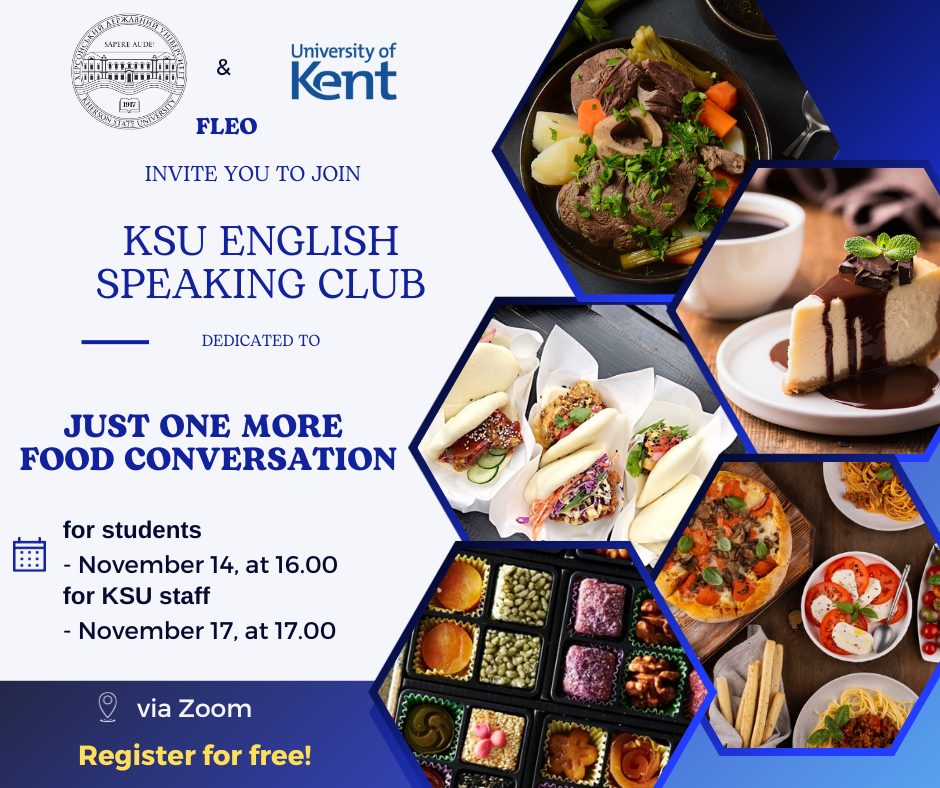 Join our KSU English Speaking Club this week!