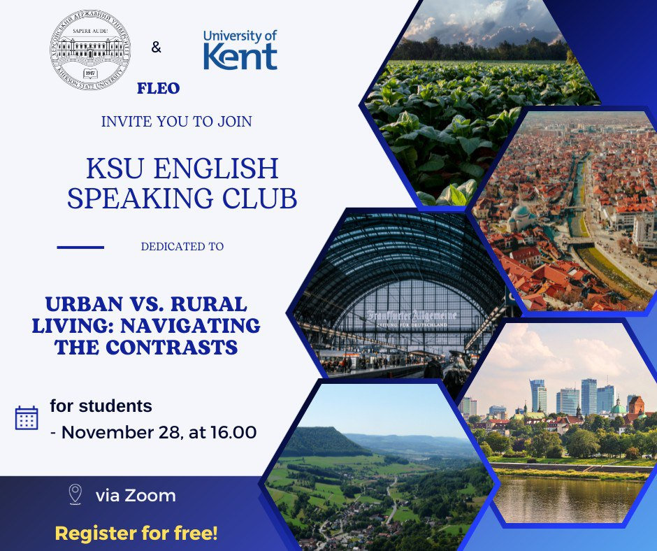 Join our KSU English Speaking Club this week!