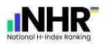 Херсонський державний університет в Ukrainian National H-index Ranking 2025.