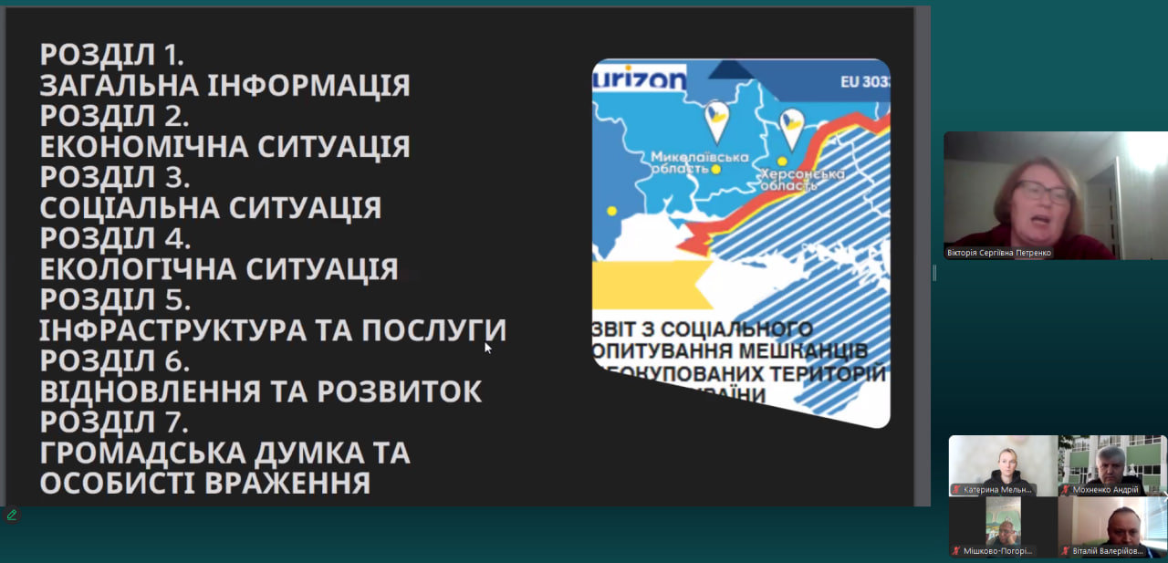 Відбулася презентація Звіту про опитування мешканців деокупованих територій України