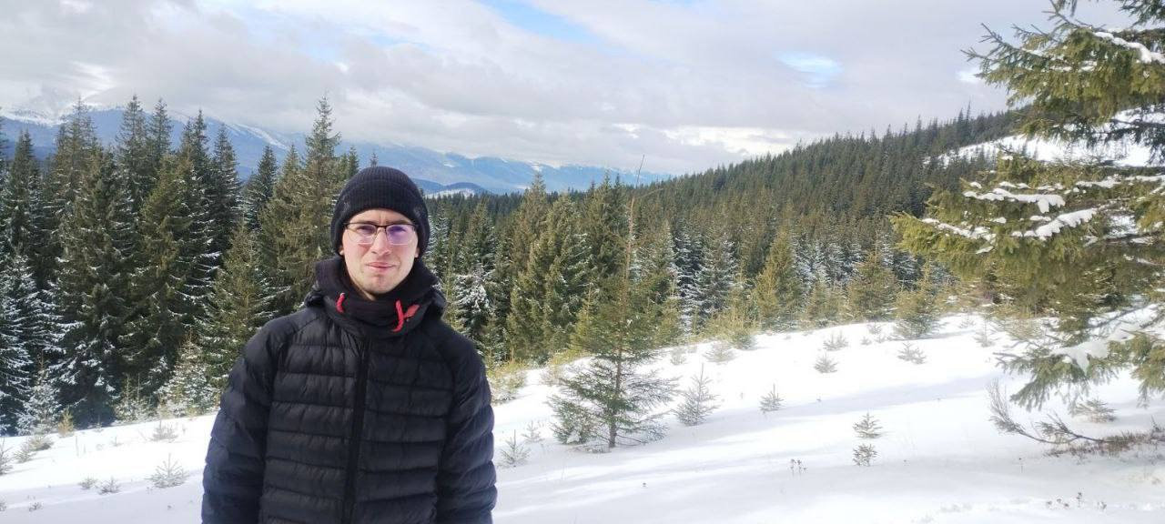 Студент ХДУ Ілля Музика підкорив зимові Карпати разом із міжнародною спільнотою EGEA