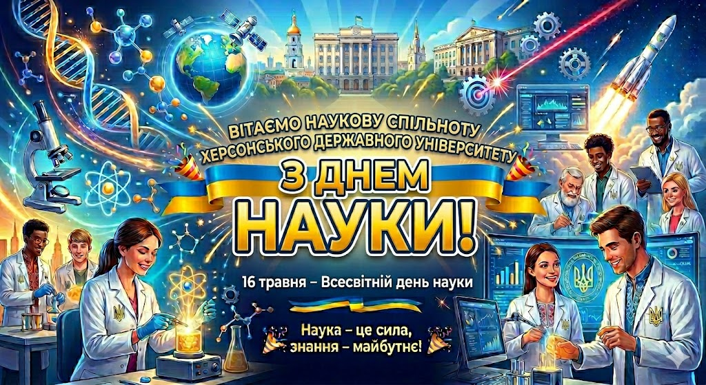 Щиро вітаємо вас із професійним святом — Днем науки!