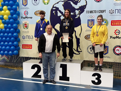 Вітаємо переможниць чемпіонату України з вільної боротьби!
