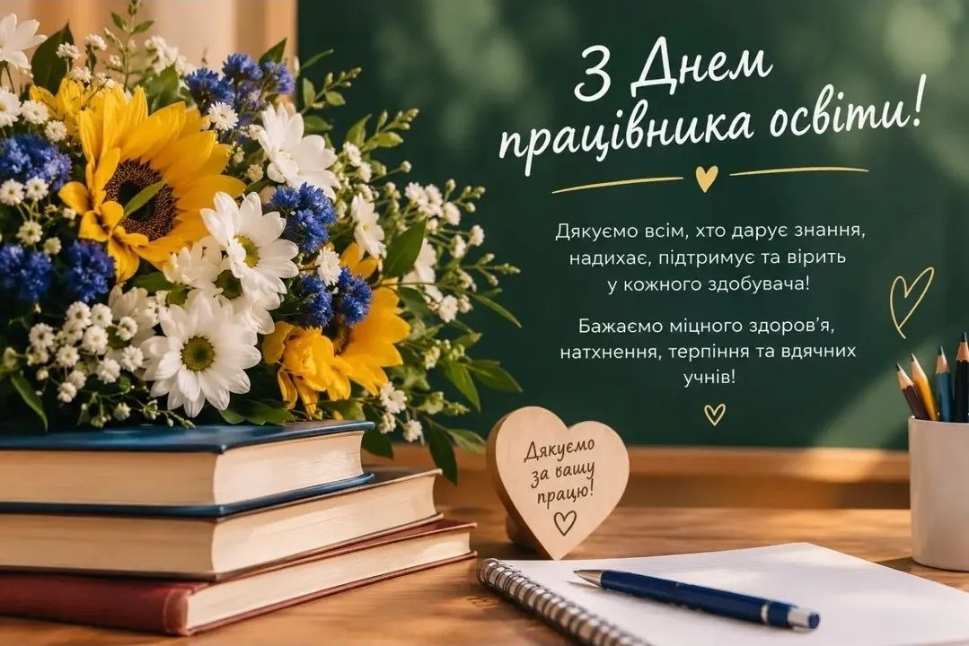Студентський парламент ХДУ вітає з Днем працівника освіти!